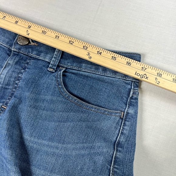 Riders By Lee Midrise Bootcut Jeans Womens Size 12P Embroidered Pockets B-5 - Picture 9 of 11